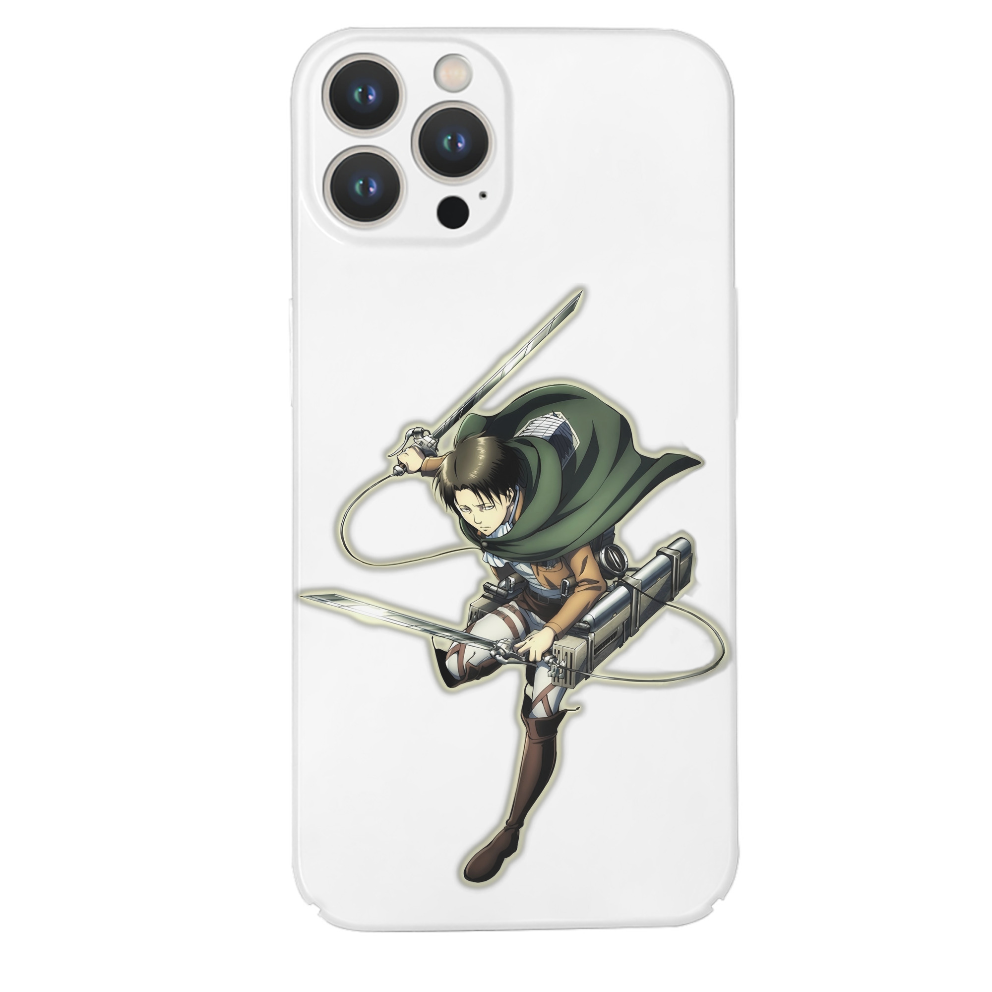 （画像用） 進撃の巨人 リヴァイ·アッカーマン Attack on Titan Levi Ackerman 【iPhone 14シリーズ対応】ハードケース